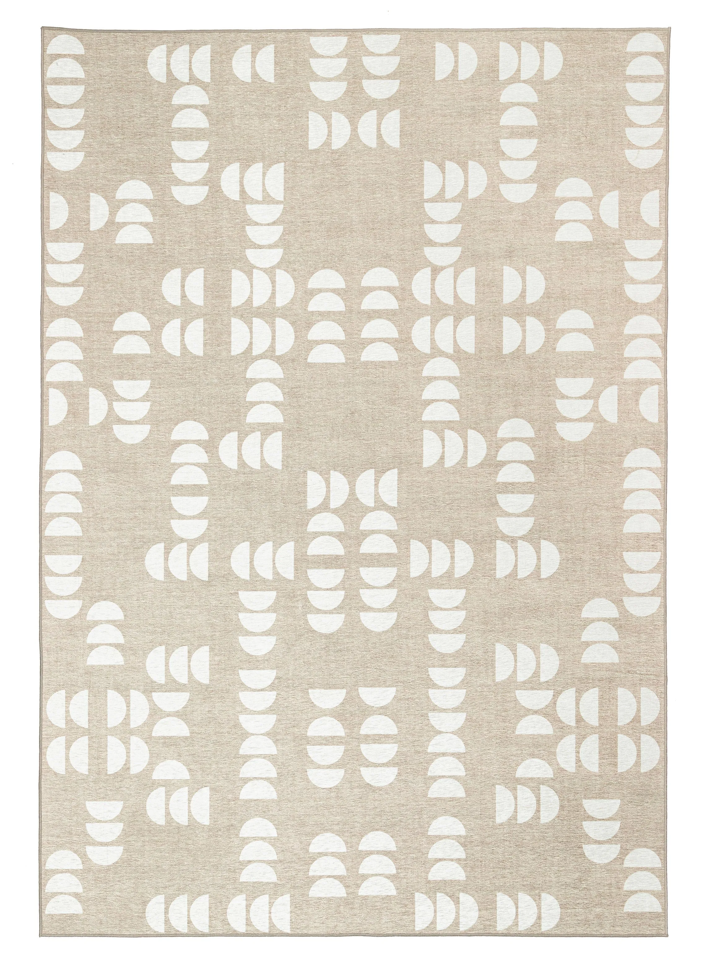 Gianna Beige Ivory Indoor Outdoor Washable Rugmodern color block patchwork rug