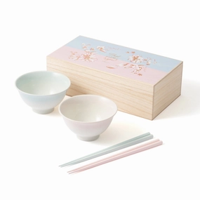 Gift Chawan&Chopstick Sweethand-painted ceramic bowl