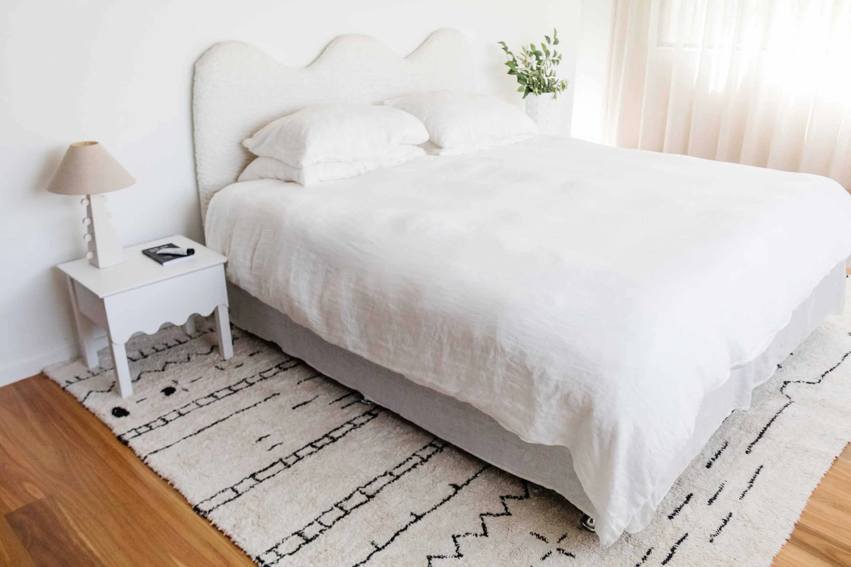 Gigi Black and Ivory Tribal Washable Berber Rug *NO RETURNS UNLESS FAULTY