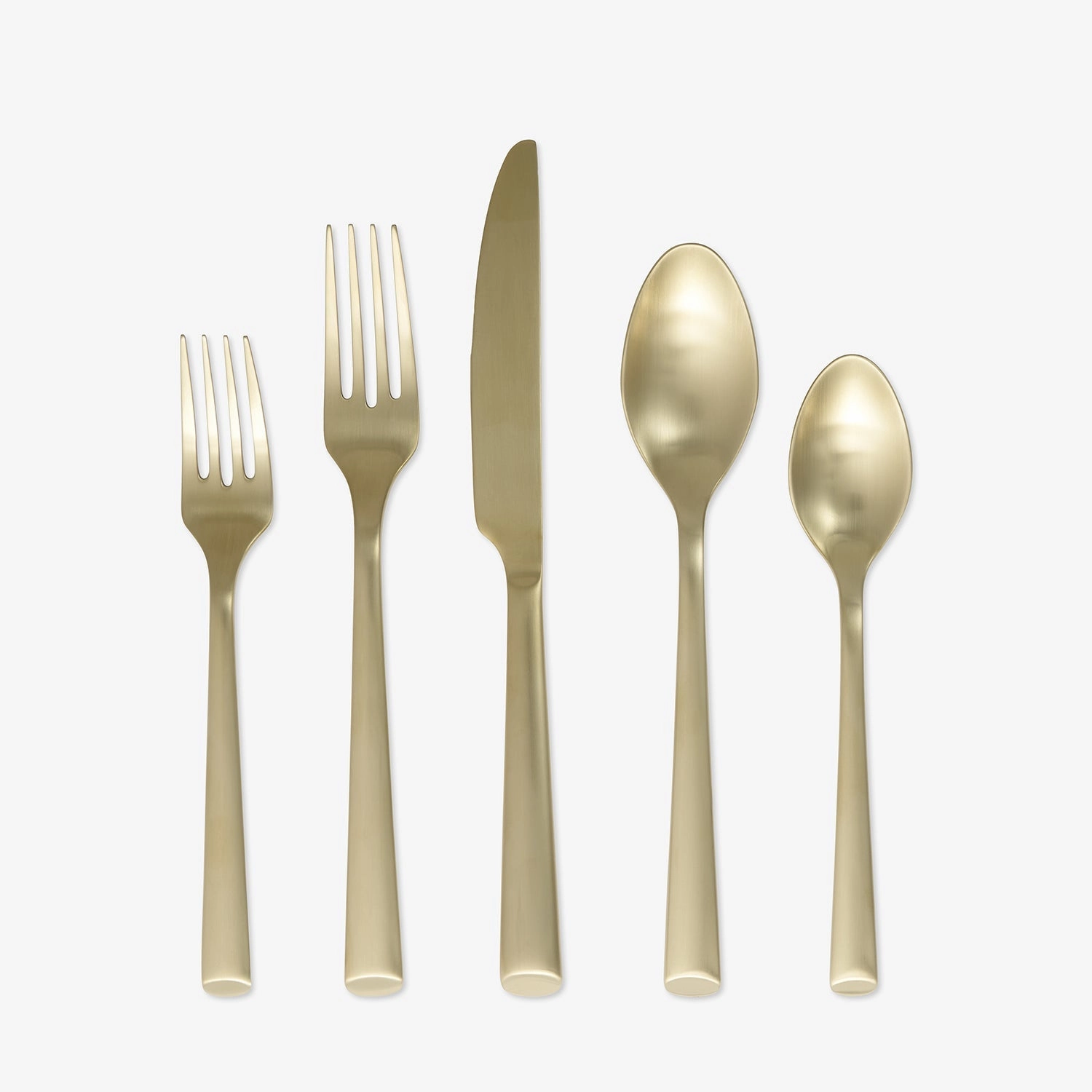Gilda Champagne Satin 20 Piece Flatware Set