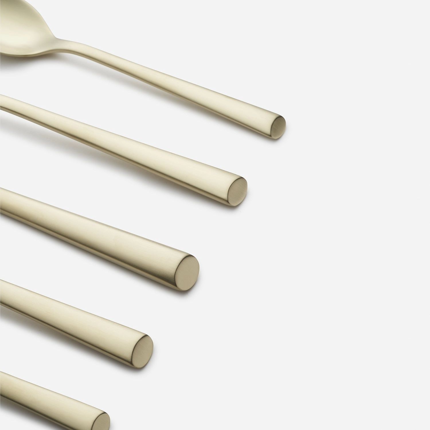 Gilda Champagne Satin 20 Piece Flatware Set