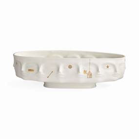 Gilded Dora Maar Long Bowlhandmade ceramic dinnerware set