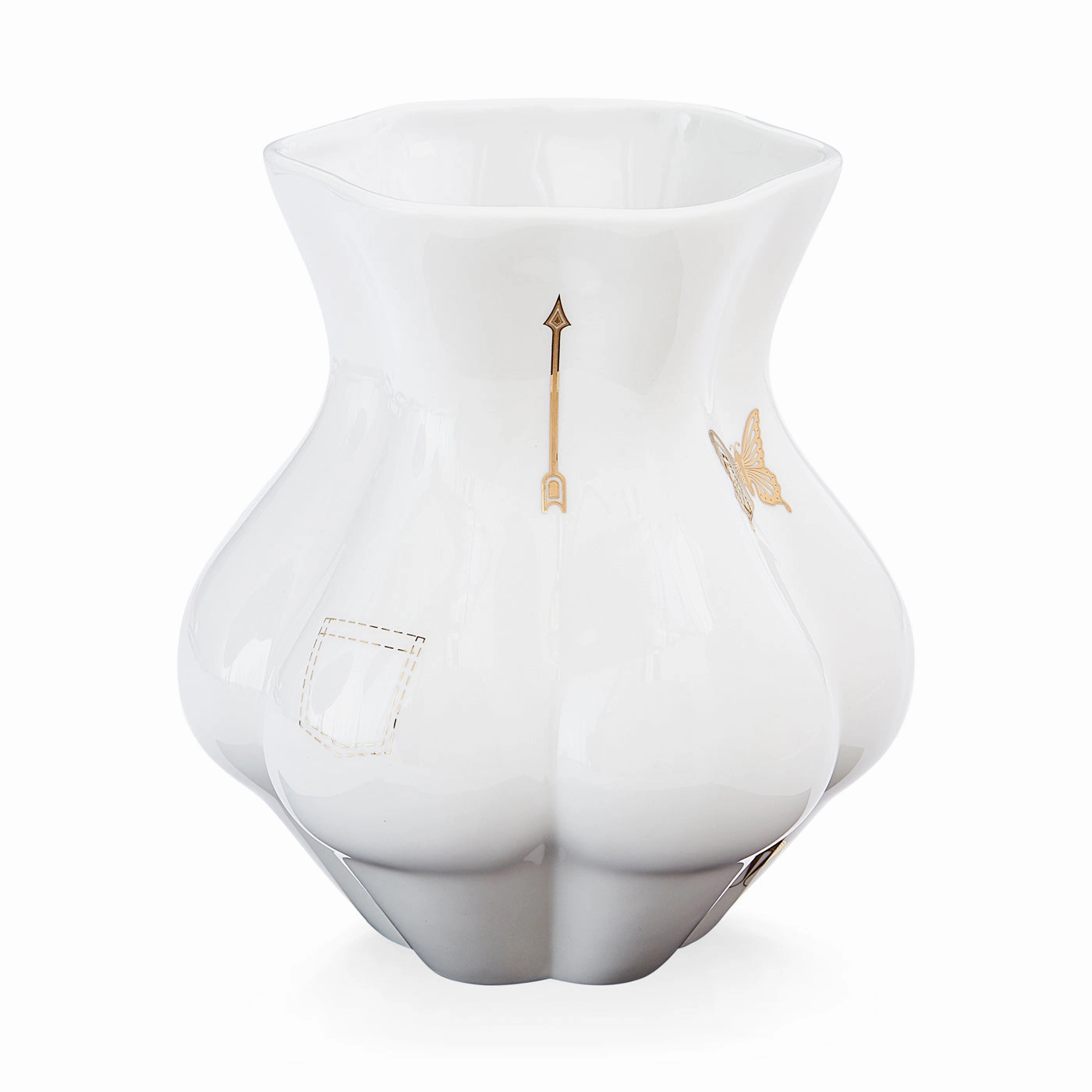 Gilded Kiki's Derri??re Vase