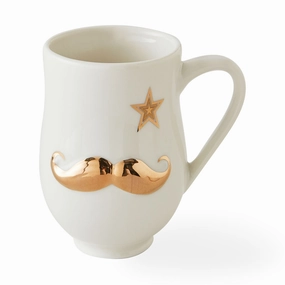 Gilded Mr. & Mrs. Muse Mugmodern kitchen decor ,kitchen dinner set ,dinnerware 
