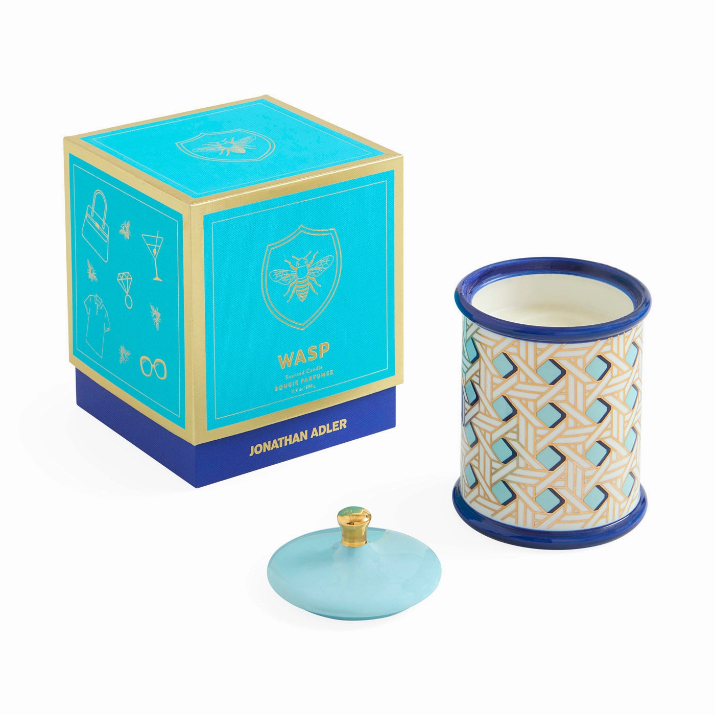 Gilded Wasp Candle