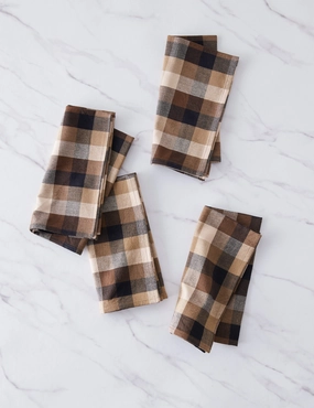 Gingham Napkins (Set of 4) by Heather Taylor Homeoutdoor wrought iron plant stand