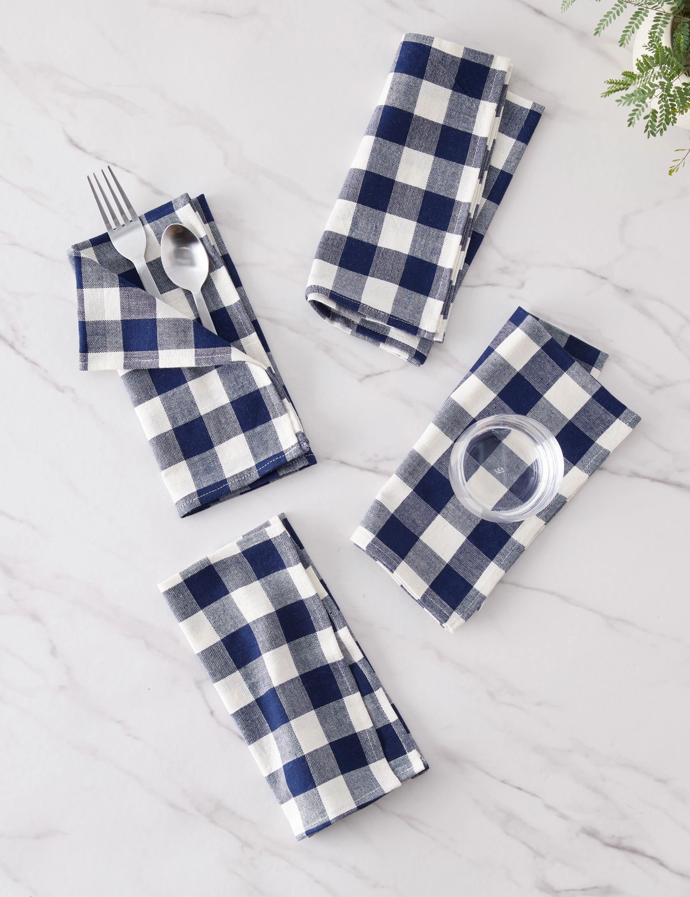 Gingham Napkins (Set of 4) by Heather Taylor Home