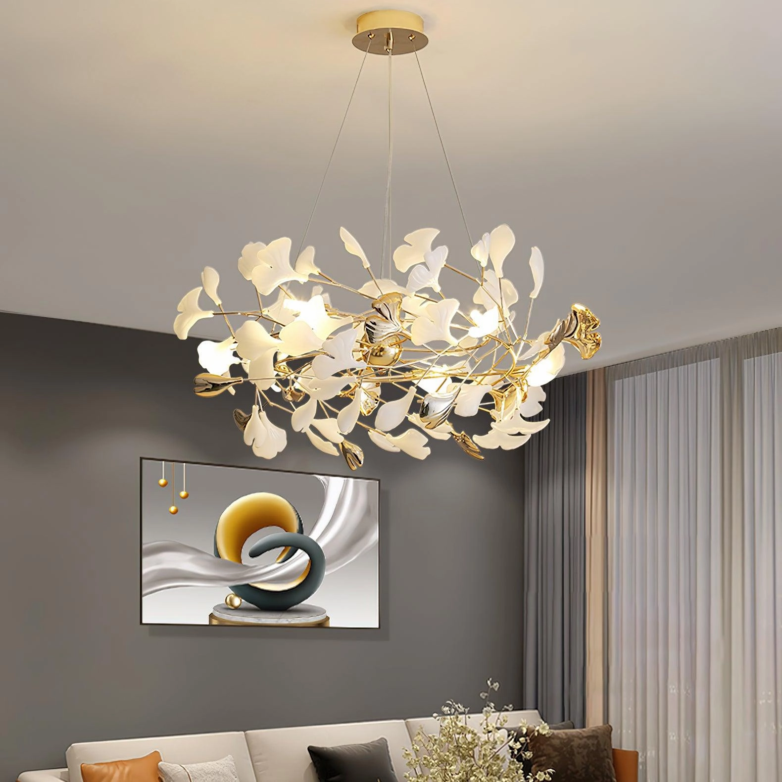 Gingko Chandelier H