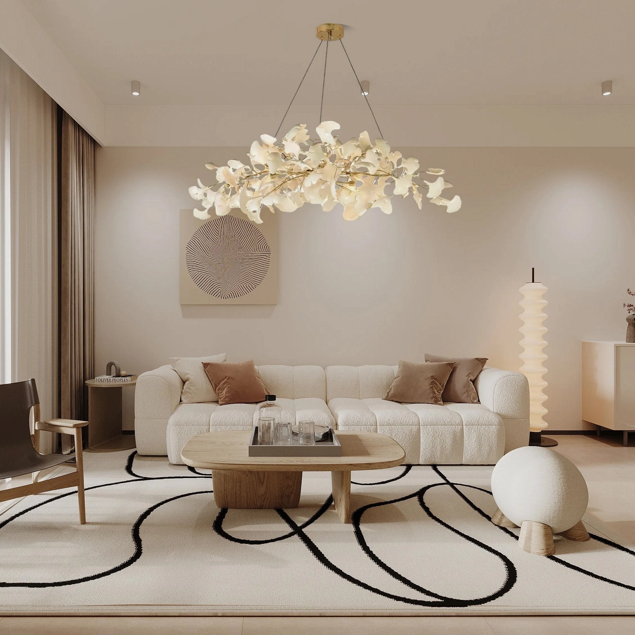 Gingko Chandelier N