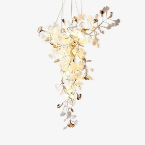 Ginkgo Tip Tlying Chandelierrustic chandelier,bedroom chandelier 