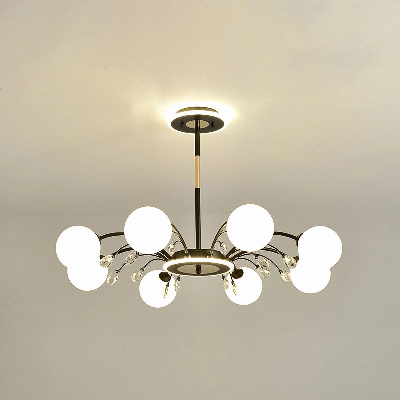 Glamorous Glass Raindrop Chandeliers