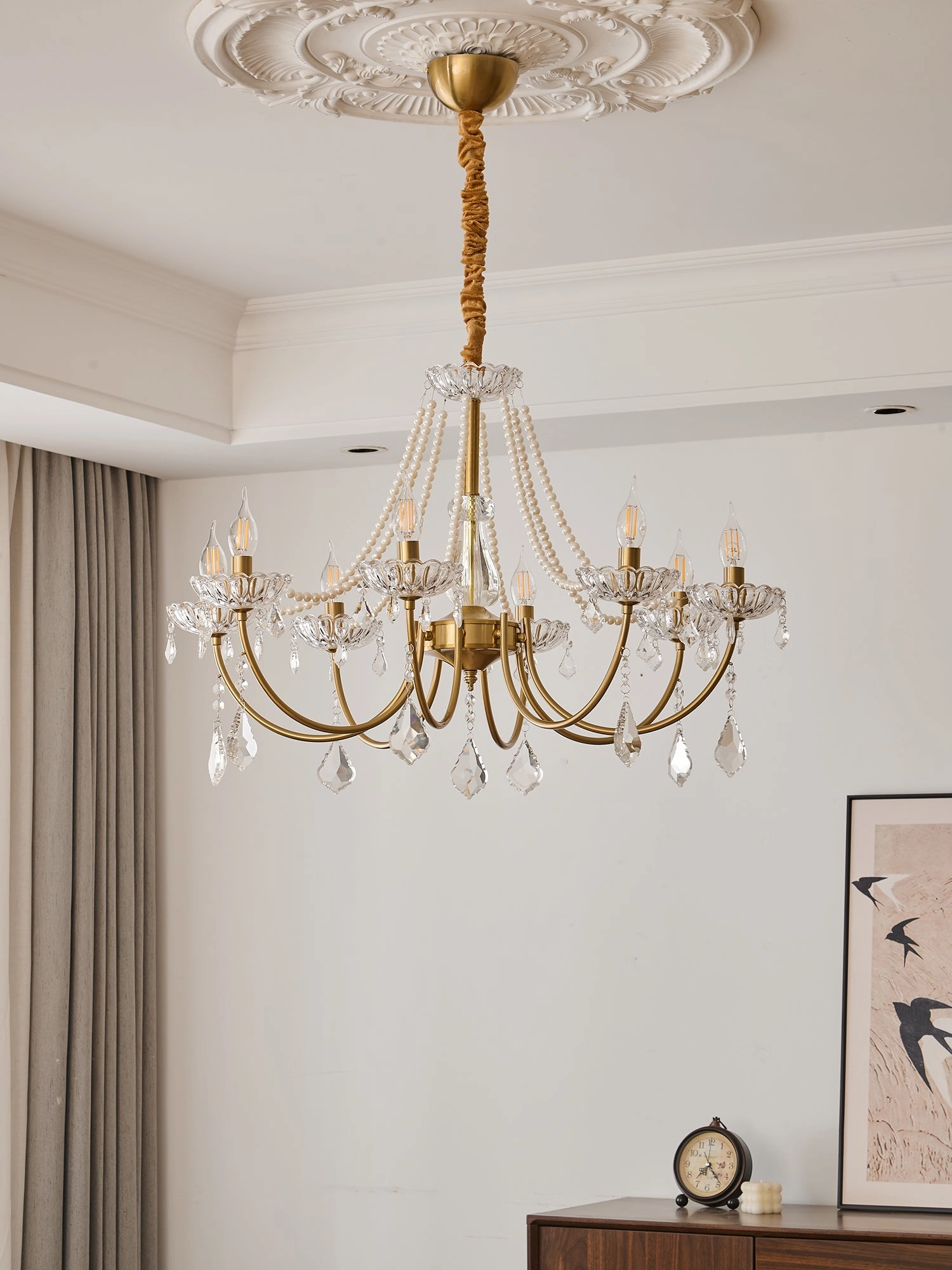 Glamour Pearl Chandelier