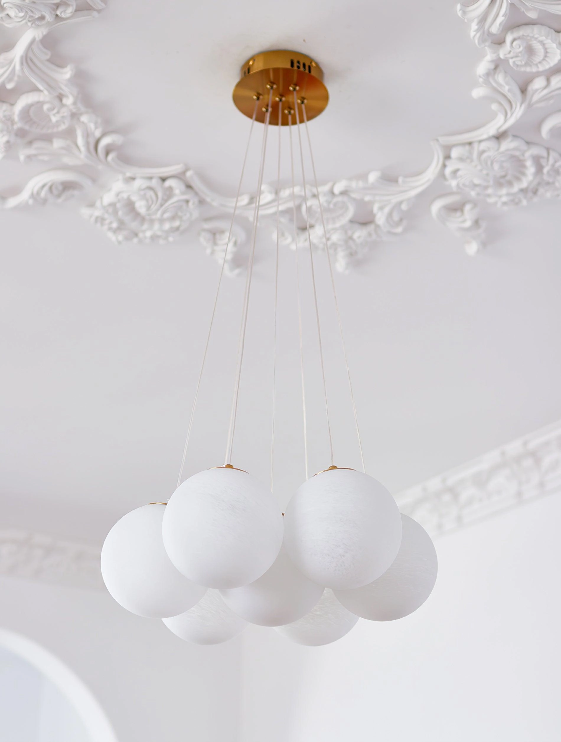 Glass Cluster Chandelier