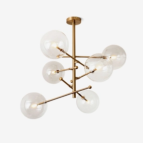 Glass Globe Mobile Chandelierrustic chandelier,bedroom chandelier 