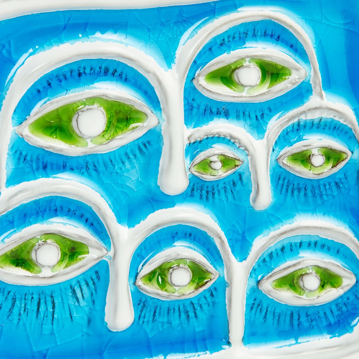 Glass Menagerie Eyes Vase