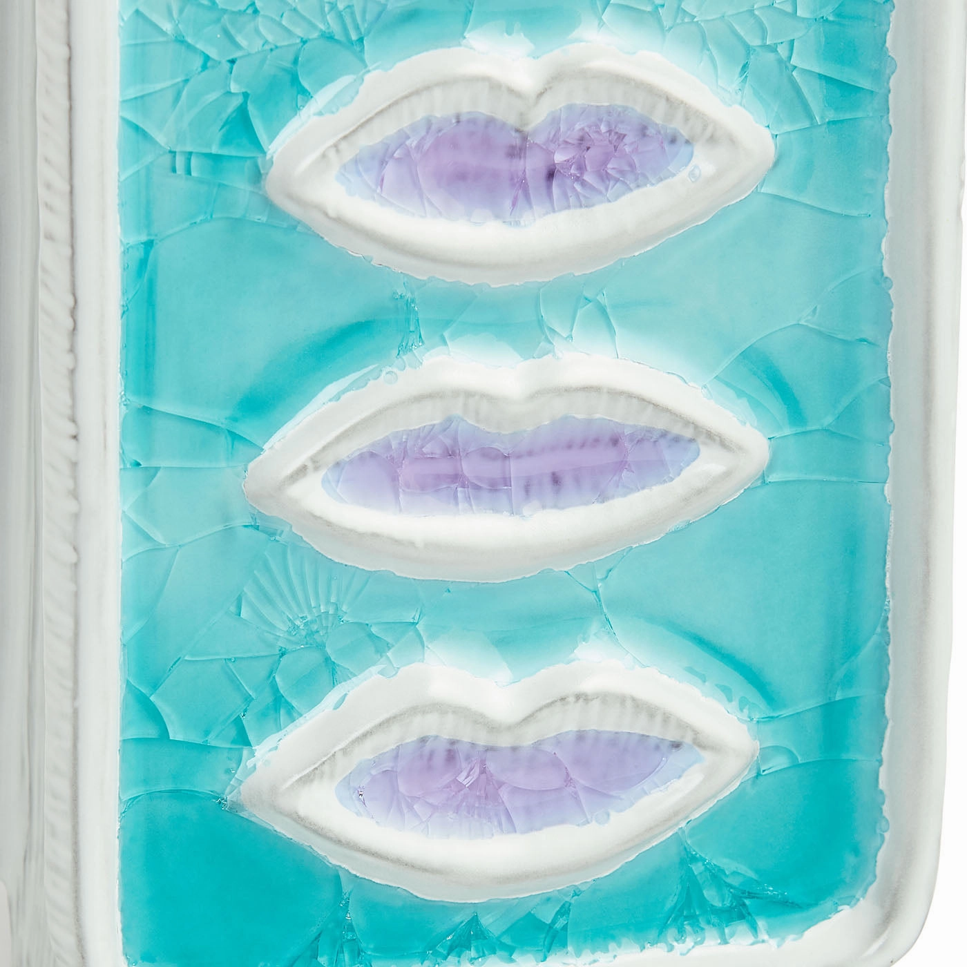 Glass Menagerie Lips Vase