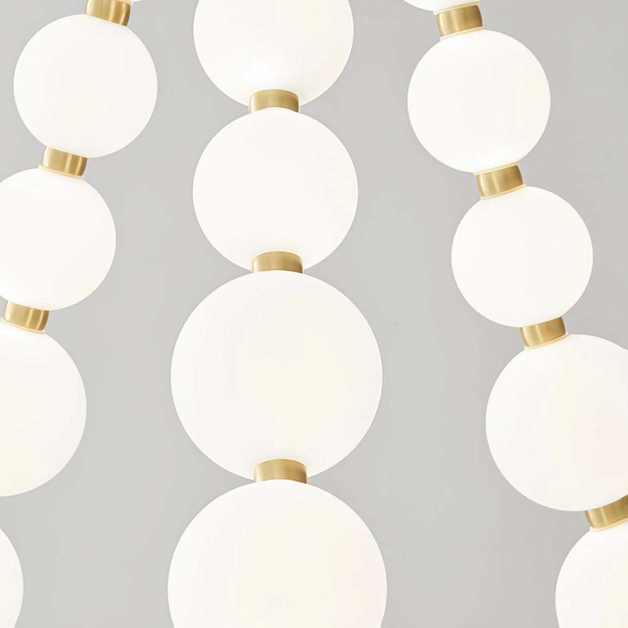 Glass Pearl Necklace Chandelier
