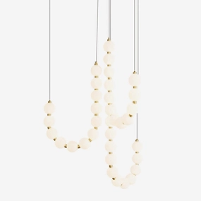 Glass Pearl Necklace Chandelierrustic chandelier,bedroom chandelier 