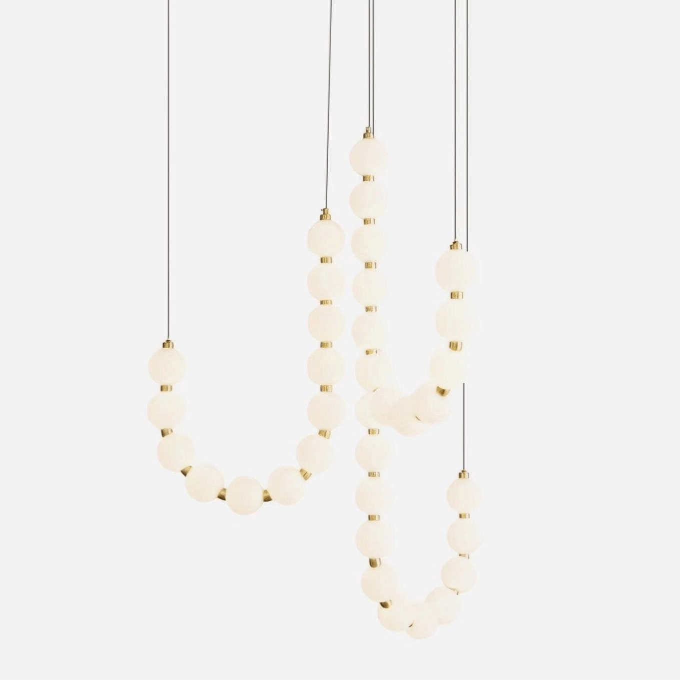 Glass Pearl Necklace Chandelierrustic chandelier,bedroom chandelier 