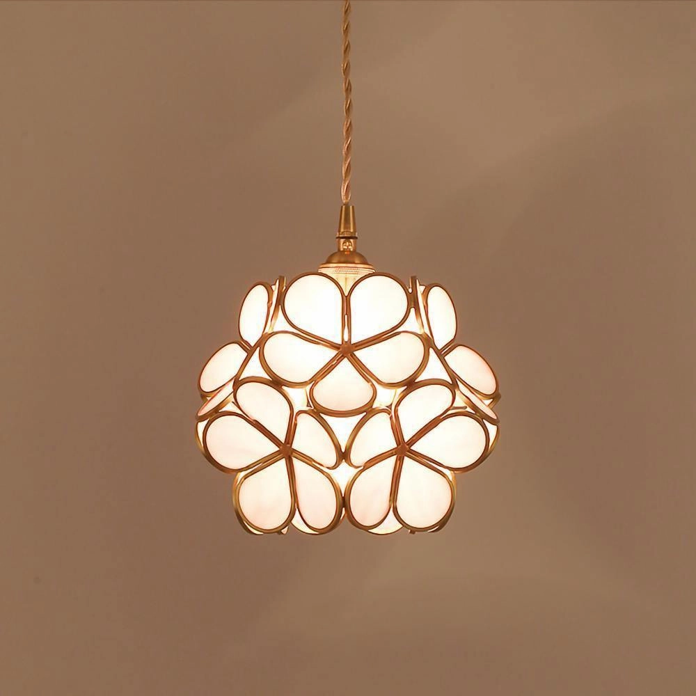 Glass Petal Pendant Light