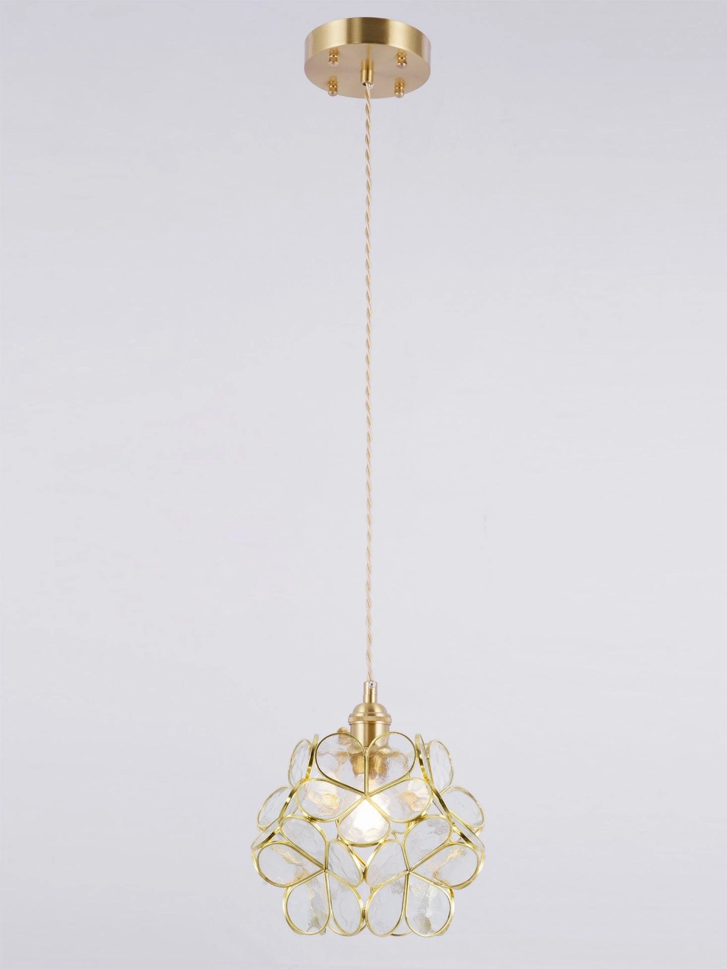 Glass Petal Pendant Light