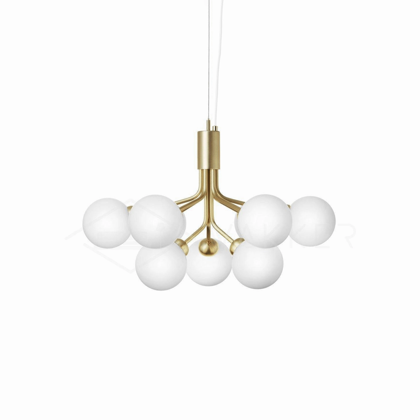 Glass Sphere Cluster Chandelier