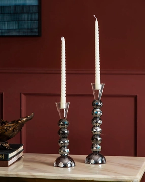Gleaming Sphere Candle Holder - Smallhome decor ,wall decor 