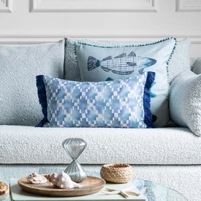 Glenaire Printed Cushion Cobalthome decor ,wall decor 
