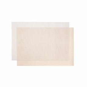 Glitter Lunch Mat 2P Silver X Goldwaterproof oil-proof tablecloth