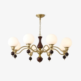 Globe Orb Wood Chandelierrustic chandelier,bedroom chandelier 