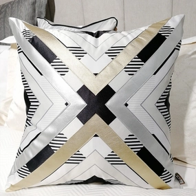 Gold Black and White Throw Cushionhome decoration ,modern home decor 