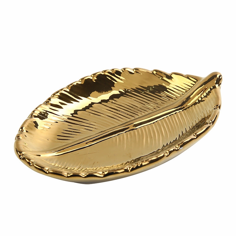 Gold Leaf Jewellery Dish