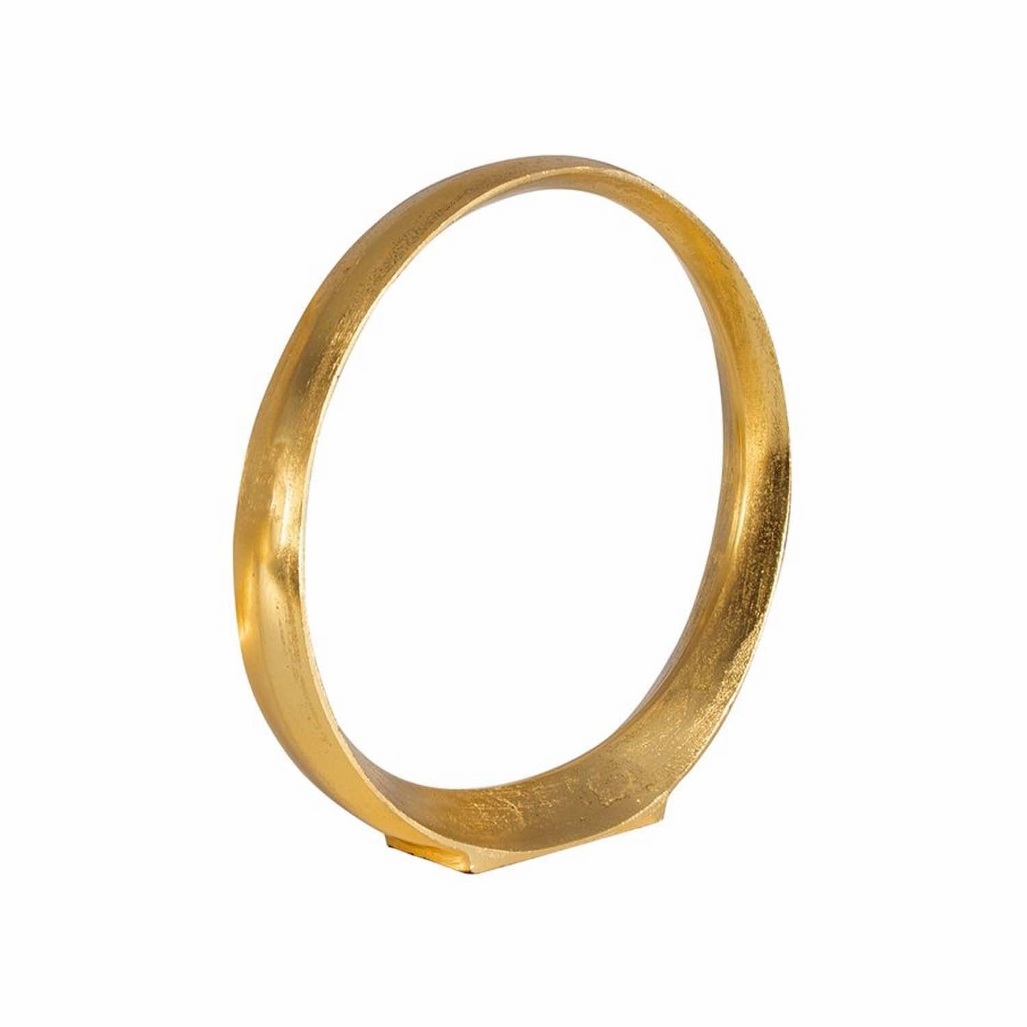 Gold Ring Sculpture - Smallnordic style desktop ornaments