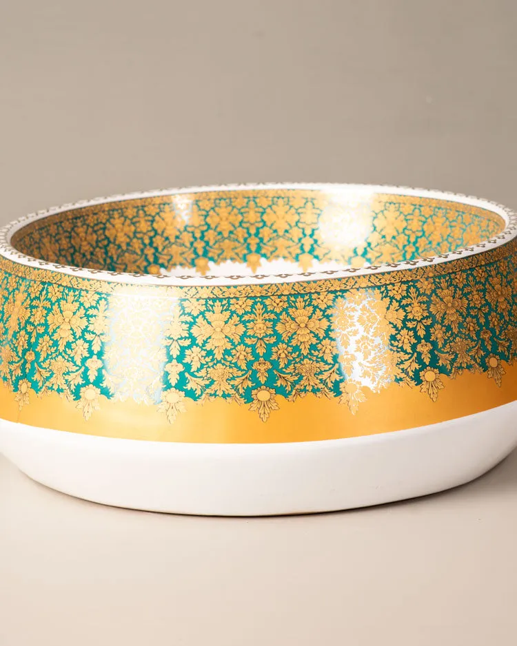 Golden Porcelain Countertop Basin