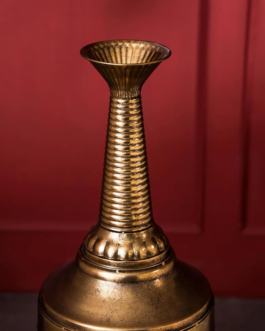 Golden Honeycomb Tall Planter 40"