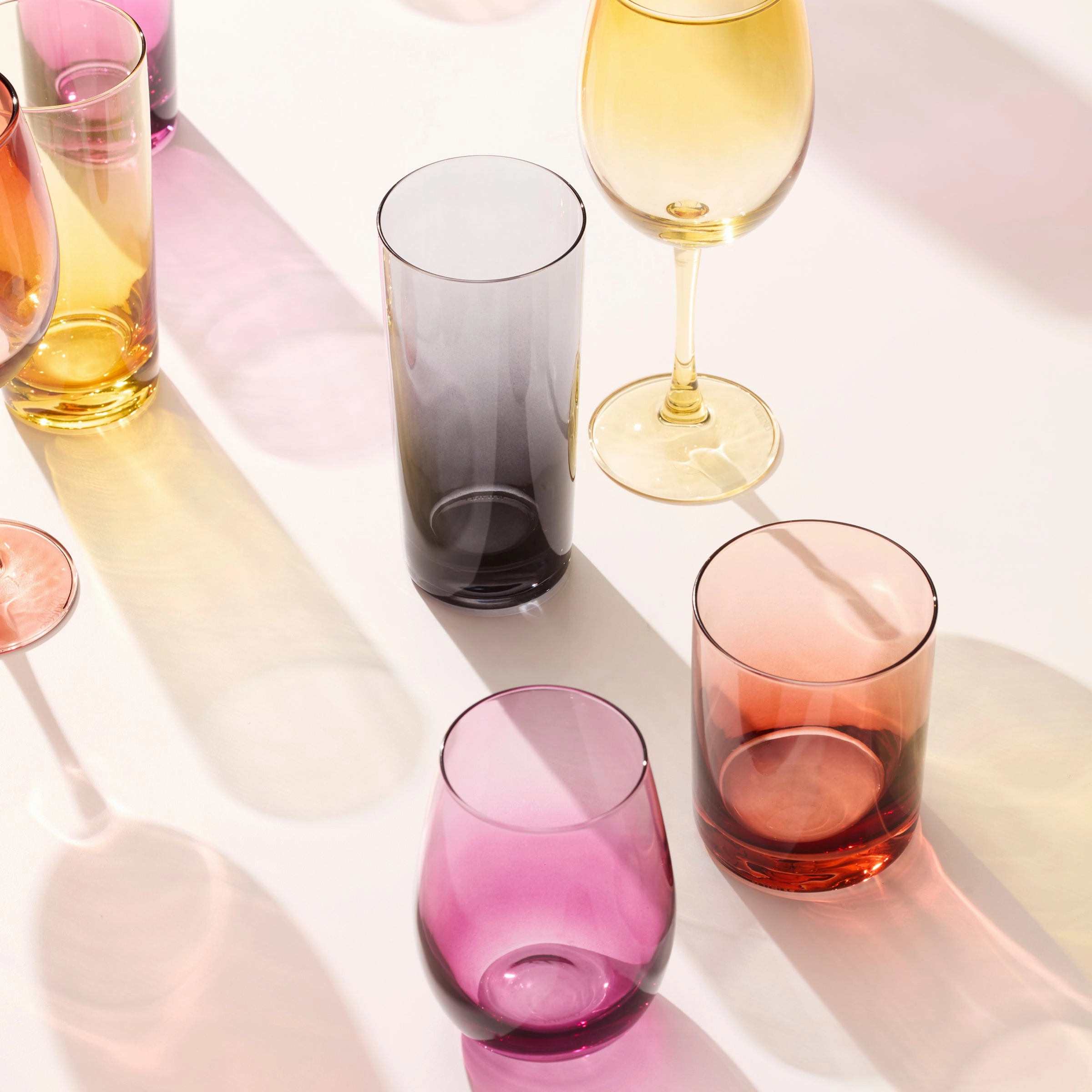 Golden Hour All-Purpose Wine Glasses - Set Of 4