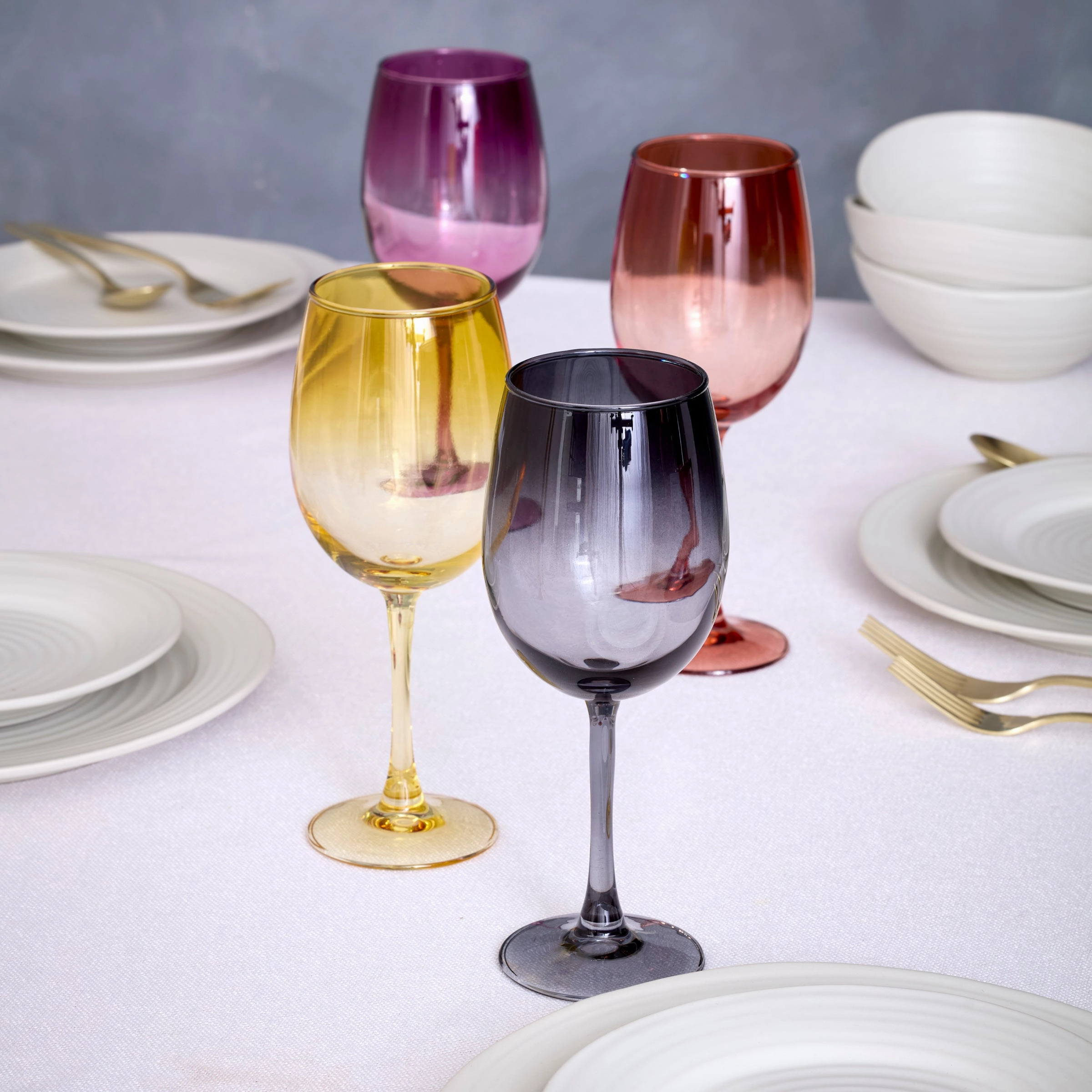 Golden Hour All-Purpose Wine Glasses - Set Of 4