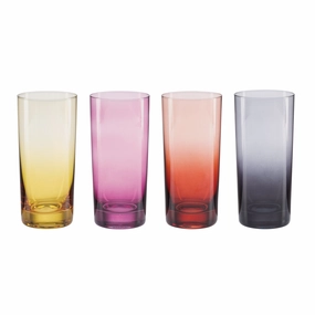 Golden Hour Highball Glasses - Set Of 4glass cups ,personalized mugs 
