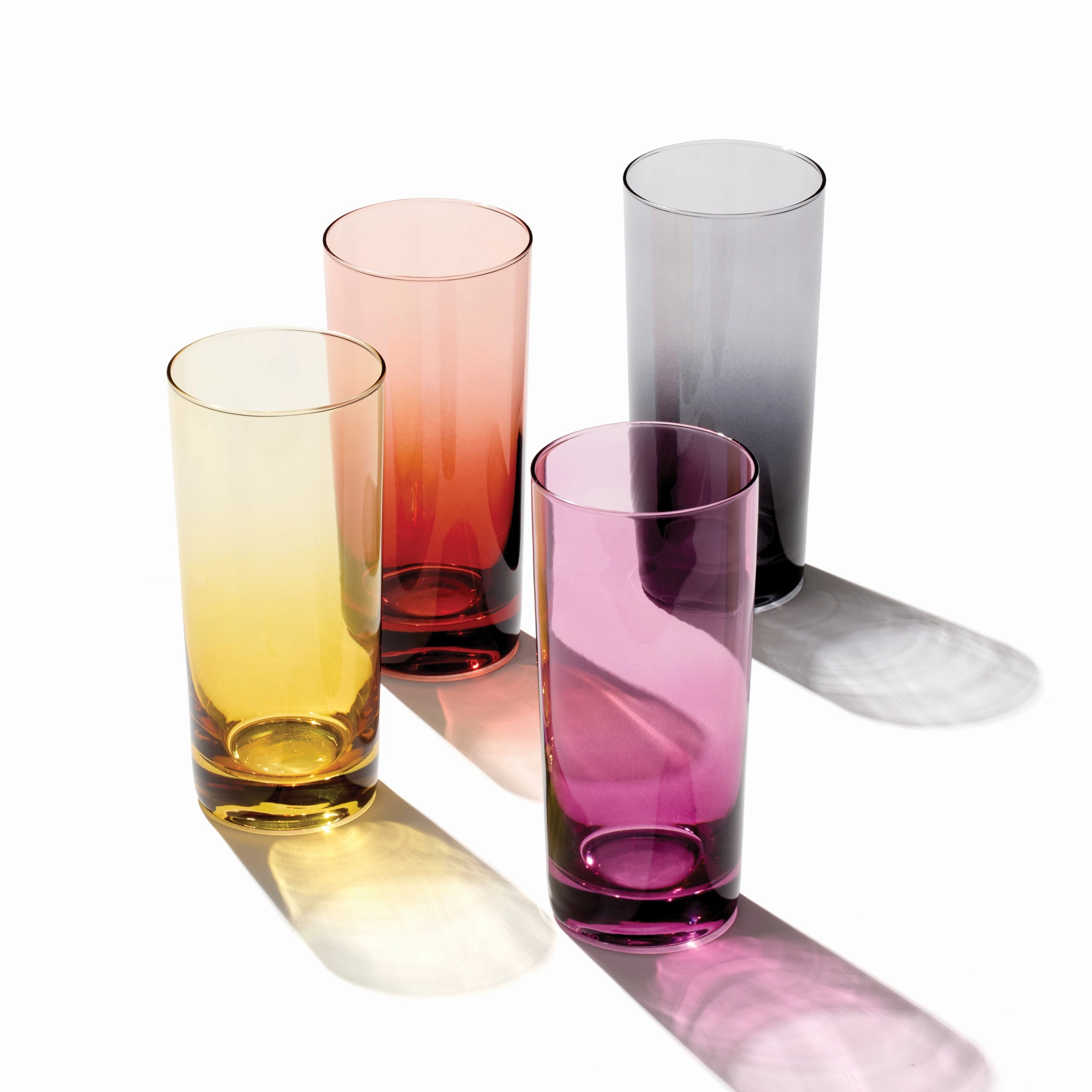 Golden Hour Highball Glasses - Set Of 4