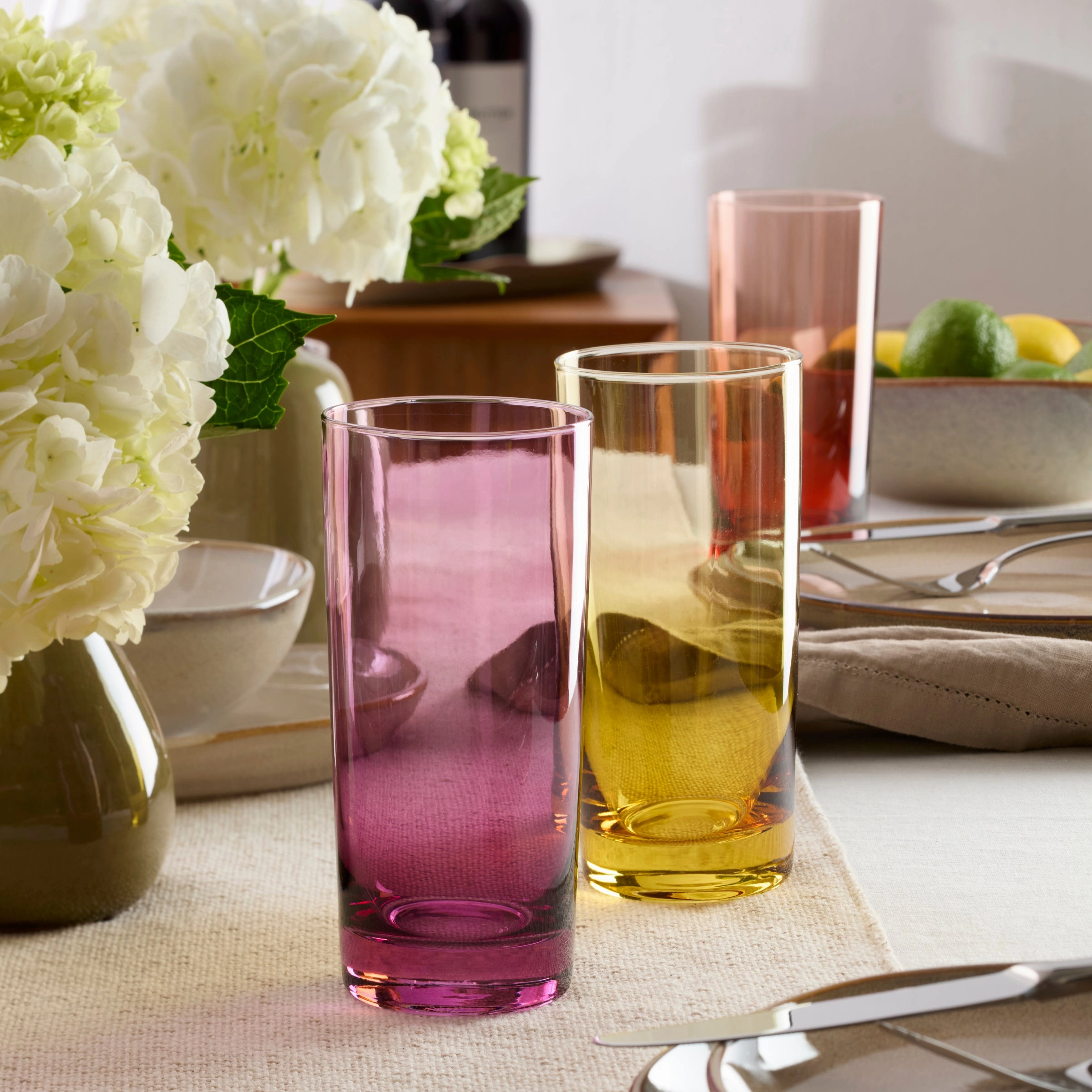 Golden Hour Highball Glasses - Set Of 4