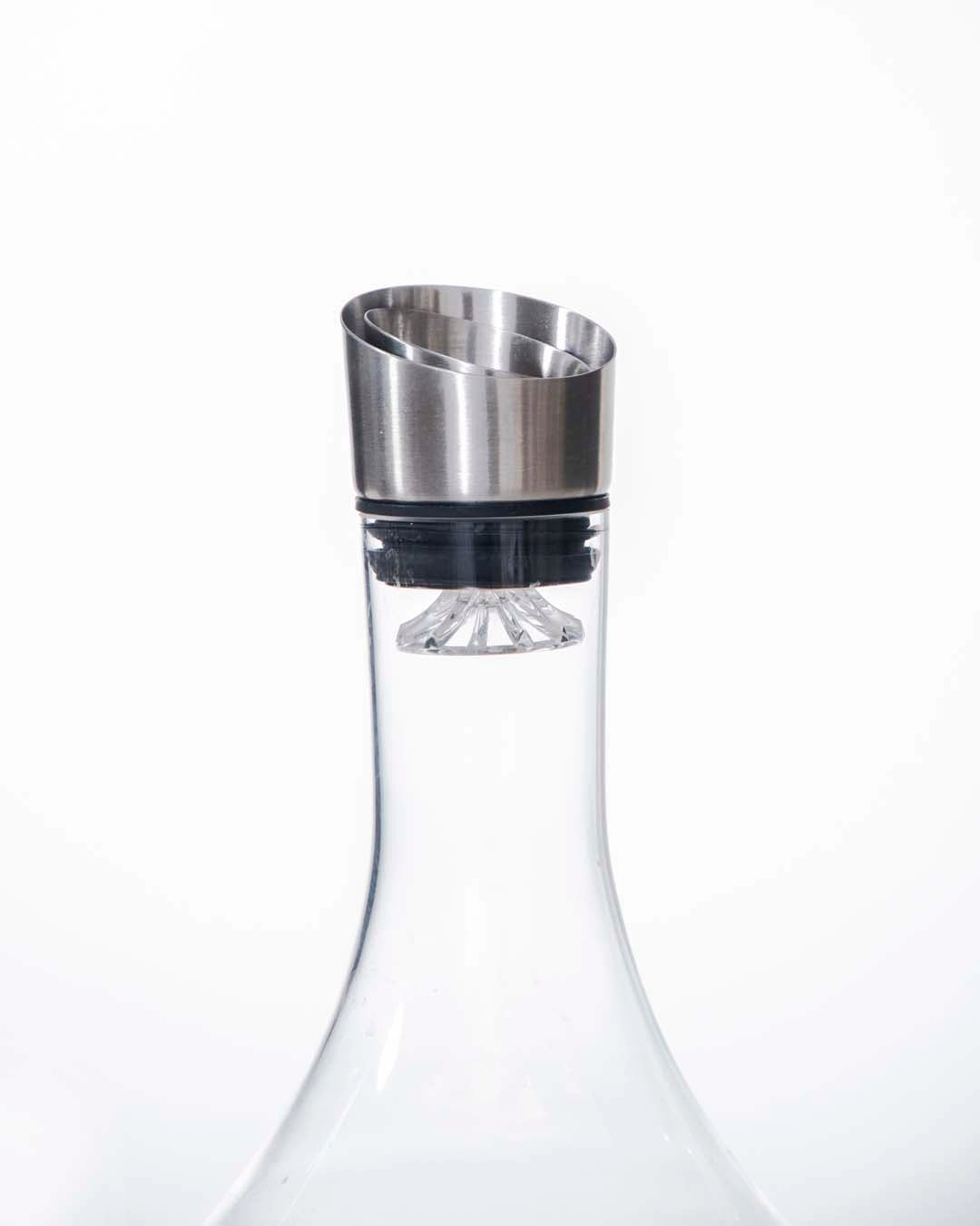Golden Iceberg Whiskey Glass Decanter