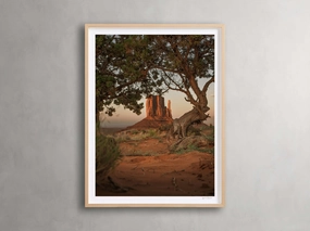 Golden Peaks II Framed Printnordic style wall decor