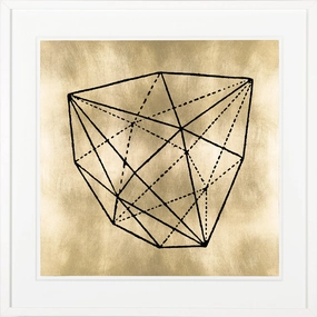 Goldleaf Krystalles 1nordic style wall decor