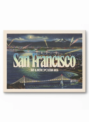 Good evening, San Francisco, Canvasindoor decorative canvas print