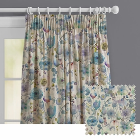Gospiana Linen Printed Made to Measure Curtains Crocushome decor ,wall decor 