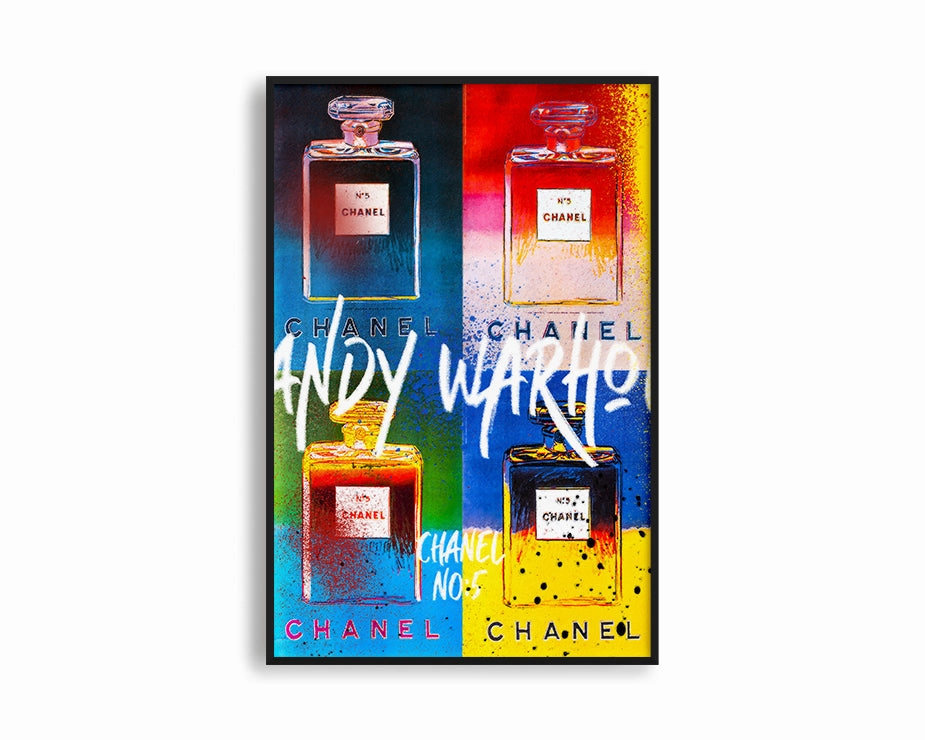 GraffArt - Andy Warhol Chanelnordic style wall decor