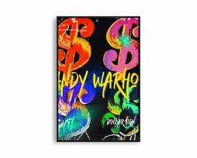 GraffArt - Andy Warhol Dollar #2nordic style wall decor