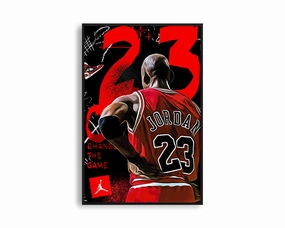 GraffArt - Jordan Change The Gamenordic style wall decor