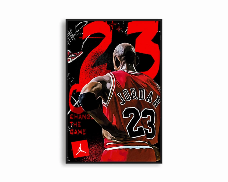 GraffArt - Jordan Change The Gamenordic style wall decor