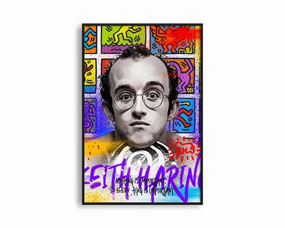GraffArt - Keith Haringnordic style wall decor